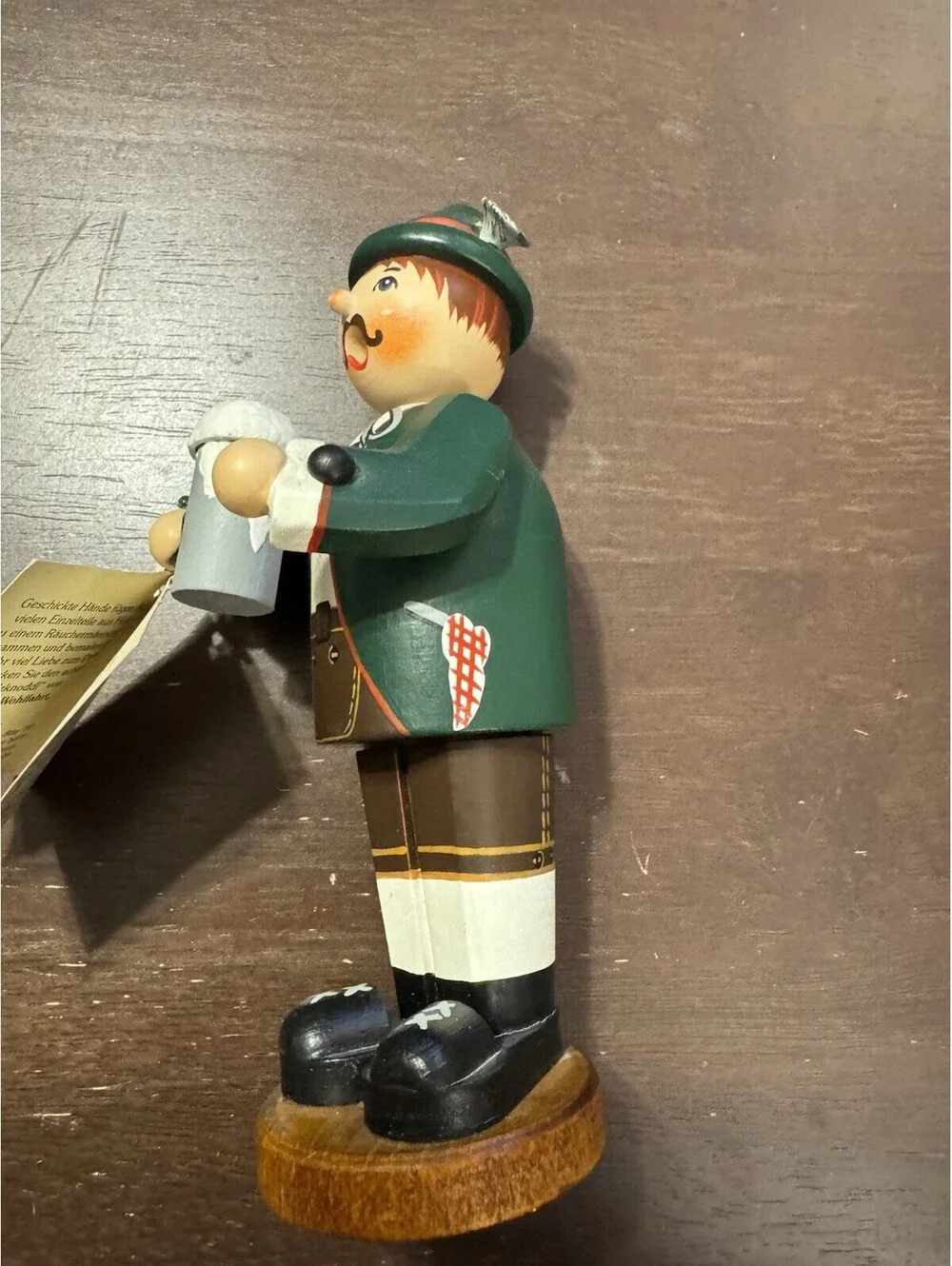 Holz Knoddl Kathe Wohlfahrt Original HOLZKNODDL Incense Smoker
